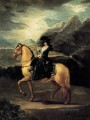 馬に乗ったマリア・テレサ・デ・ヴァラブリガの肖像 ロマンチックな現代フランシスコ・ゴヤ
